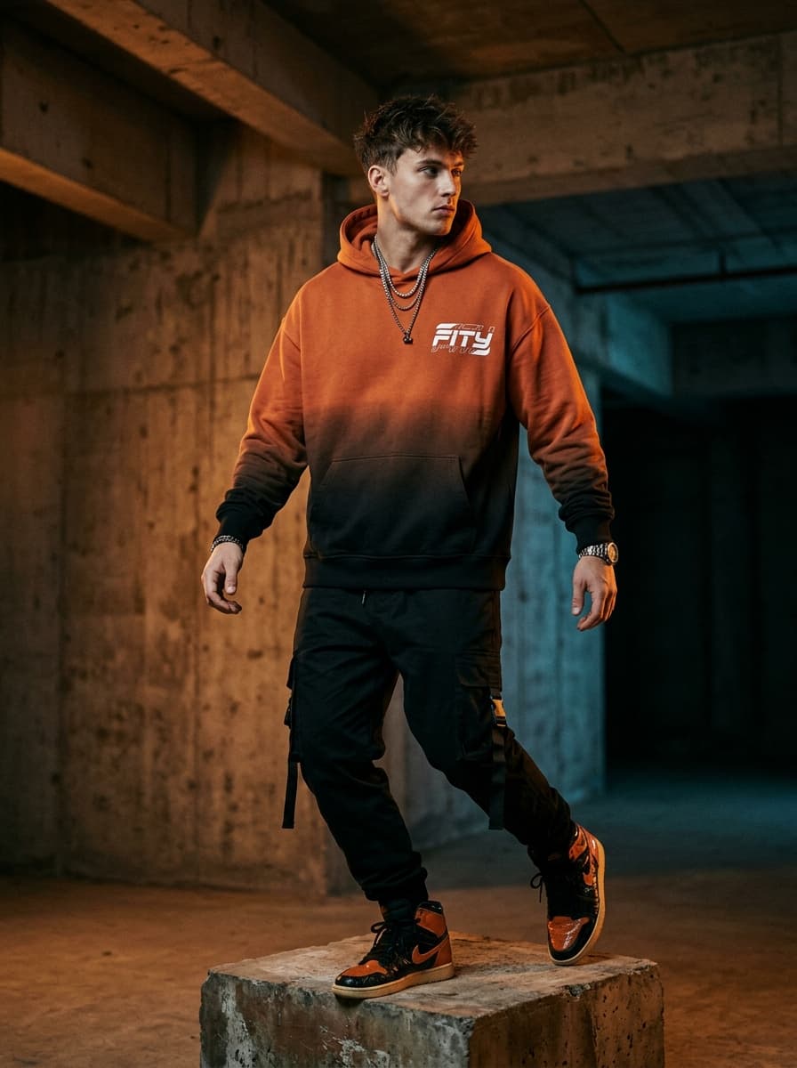 FITY SUNSET EMBER HOODIE secondary view