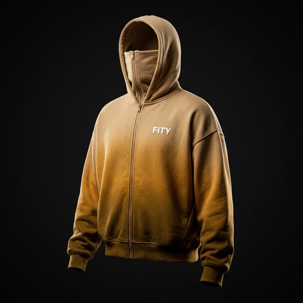 FITY GOLD & SAND STANDUP HOODIE