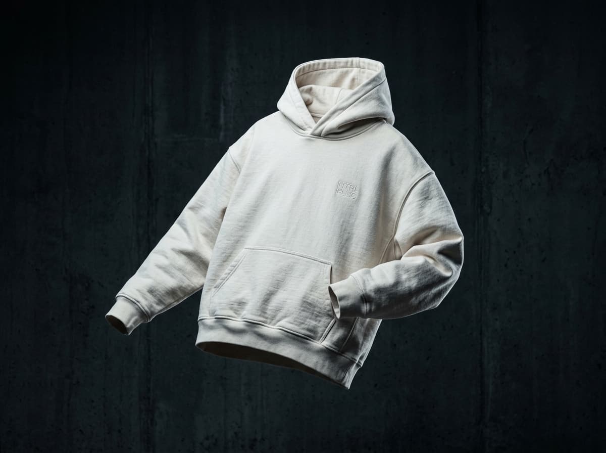 FITY CHALK MONOCHROME HOODIE back view